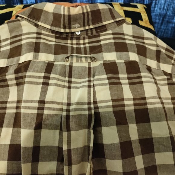 RALPH LAUREN POLO PLAID BUTTON DOWN SHIRT. [E.U.C.] - Picture 8 of 8